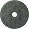Ekena Millwork Rose and Ribbon Medallion (Canopies up to 4"), 23 5/8"OD x 4"ID x 1 1/2"P, Athenian Green Crackle CM23ROAGC - alternate 1
